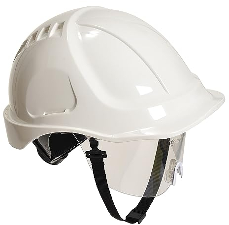 Portwest PW54 Endurance Plus Visier Sicherheitshelm Weiß