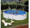 Gre - piscina acero blanca - redonda 610x375x132 cm