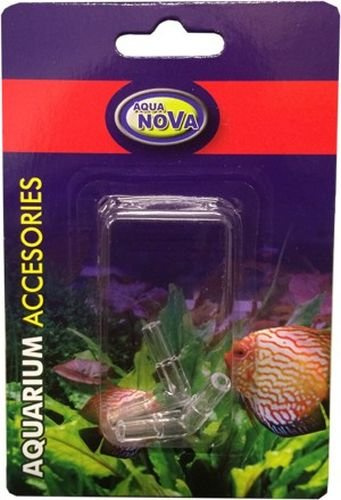 1 x 2 Stück Elbow Connector (nat-2) – Aquarium Fluggesellschaft Ventil