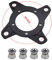 Bafang Ritzel Mid Drive Moto Bbs02 Bbs01 Ultra Kettenblatt-Adapter 104 BCD Aluminiumlegierung Kettenblatt Spider Adapter Zubehör Gearing 8Fun Umbauset Elektro-Fahrradmotor Stahlkette, Herren, 104BCD