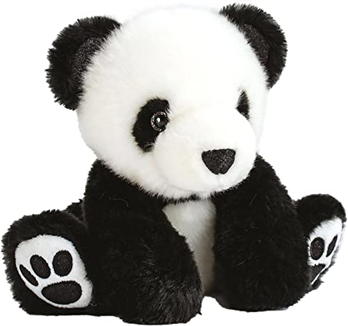 HISTOIRE D'OURS - Petite Peluche Panda Noir Et Blanc 17 cm - Peluche Moelleuse Pour Enfant Dès 24 Mois - Compagnon Doux Pour Moments Calmes - Idée Cadeau Pour Filles Et Garçons - HO2866