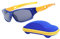 JoXiGo Lunettes de Soleil Enfant Sport Polarisées Incassable Garçon et Fille (3-12 ans) + Cordons à lunettes + Étui à Lunettes
