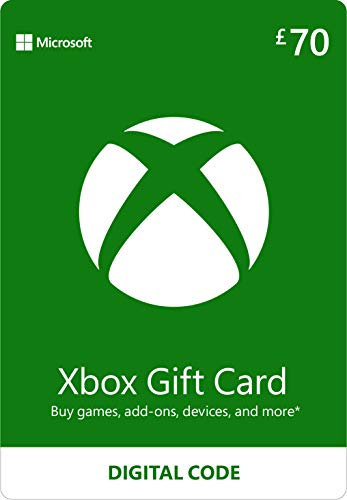 Xbox Gift Card | 70 GBP | Digital Voucher | Xbox One, Series S|X & Windows | (Download Code)