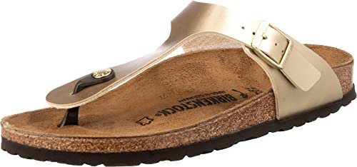 Birkenstock Gizeh BS 1016109 Infradito, oro, 36 EU Étroit