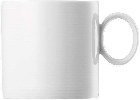 Thomas - Becher mit Henkel - Riesige Auswahl - Henkelbecher Mugge Humpen Haferl Tasse Kaffeetasse Frühstückstasse (Loft Weiß, 4)