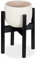 Relaxdays support bambou, réglage individuel, pour pots de fleurs jusqu’à 32 cm, H: 35,5 cm, noir, 1 élément