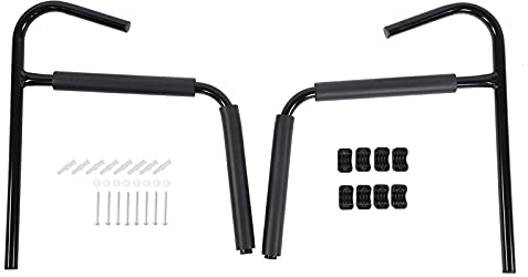 2 Stück Kayak Wandhalterung, Kajak-Wandregal Faltbar Stahl Kajak Aufbewahrung Rack Garage Haken Storage Hanger Organizer Wandhaken Gartenlagerhaken für Kajak und Paddel 70kg