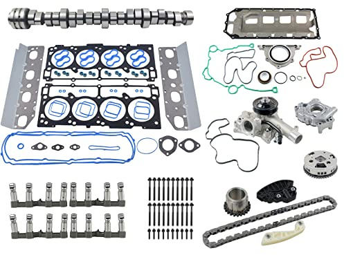 Koomaha MDS Lifters Camshaft Kit Oil & Water Pump Kit Replacement for 2009-2018 Dodge Ram 1500 5.7L HEMI Engine Overhaul Kit 53022263AF 53021726AE 53021622BH 53022192AE