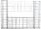 ESTEXO Gabion mural en spirale pour gabions - 140 x 20 x 100 cm