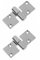 2X ZONADAH 316 Marine Stainless Steel Cast Hinges 90mm x 37mm Door Hinges for Fishing Boat Yacht Motorhome Folding Table Cabinet Wardrobe