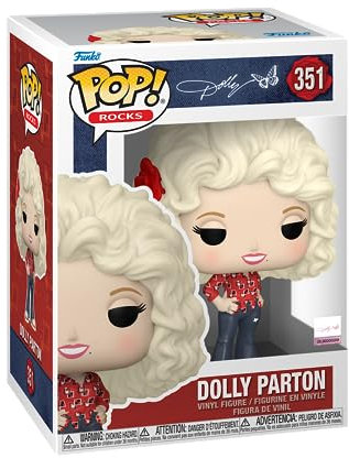 Funko Pop! Rocks: Dolly Parton - ('77 Tour) - Figurine en Vinyle à Collectionner - Idée de Cadeau - Produits Officiels - Jouets pour Les Enfants et Adultes - Music Fans