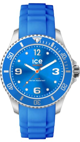 Ice-Watch – Ice Steel – Armbanduhr Silber für Herren mit Silikonarmband (klein)