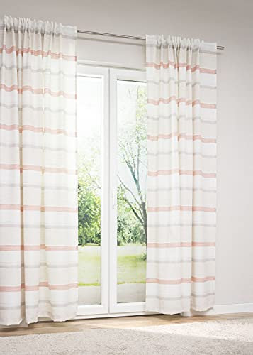 LYSEL - Dekoschal Linisa #1W in den Maßen (B x H): 146cm x 245cm in Rotbraun/rot