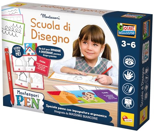 Lisciani Spiele Montessori Pen Zeichnung Schule, 101696