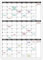 Colorage Large Wall Calendar Undated - Three Monthly Dry Erase Reusable Planner, Giant Laminated Poster, Goal & Task Organizer for Your Home,School Includes 4 Sticker Dots, 101 cm X 73 (GRLHBWRQKCGL)