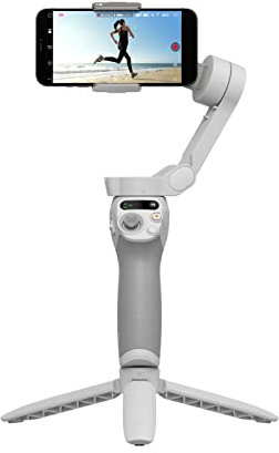 DJI OSMO Mobile SE smartphone gimbal, 3-axis stabilization, handy and foldable, Android and iPhone gimbal with ShotGuides, smartphone gimbal with ActiveTrack 6.0, vlog stabilizer (Renewed)