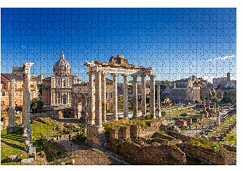 Jigsaw Puzzle 1000 Stück Das Forum Romanum Blick Auf Den Stadtplatz Im Antiken Rom Unmögliche Puzzle Mädchen Besondere Puzzle Für Erwachsene Familienspiele 1000 Stück Puzzle Große Puzzles