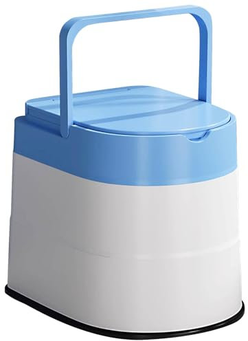 WHYATT Toilettenstuhl für Senioren, Mobile Toilette für Erwachsene, Haushalt mit Deckel, Deodorant,