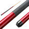ASMPCUE Pool Queue, 58 Zoll Billard Queue Kanadischer Ahornholz Pool Cue 13mm Spitzen für Professionelle Billardspieler, 1/2 Maple Queue Sticks für Billard Tisch Sport (Rot)