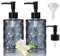 330ml Seifenspender Glas Grau Seifenspender Küche mit Pumpenkopf für Küche Bad WC Spülmittelspender Küche für Duschgel Waschmittel Shampoo (Anthrazitgrau 2 Stück)