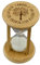 Clessidra con Base Legno 5x5x9 cm BOMBONIERA con Incisione tematica per Cerimonia (Amore Albero della Vita)