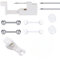 NIUSIMAN Tragus Helix Piercing Kit Piercing Pistole für Lippe Zunge Ohr Nase Bauchnabel Piercingpistolen-Sets Körperpiercing nadeln Werkzeugsätze edelstahl piercing gun(Helix Piercing Kit)