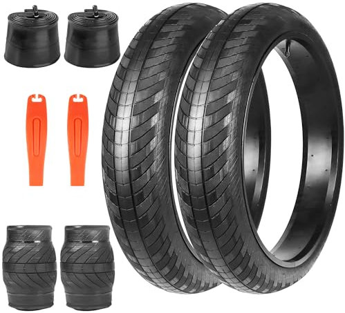 ZUKKA Juego de 2 neumáticos para bicicleta eléctrica, 24 pulgadas, 24 x 3,0 pulgadas, 76-507 Plus, 2 unidades, 24 pulgadas, 24 x 3,0 pulgadas, para bicicleta eléctrica, bicicleta de montaña