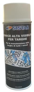 Sistar Vernice Alta visibilità per targhe ml 400