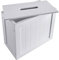 White Slimline Bathroom Storage Unit, Toilet Roll Paper Cabinet, Multi-Purpose Cleaning Tidy Box with Removable Lid, Compact Bathroom Tissue Organizer, 31 x 17 x 33 cm