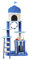 Ocean Cat Tree Cat Tower Indoor Climbing Frame, Scratching Post Jumping Toy Apartment Villa Supplies, Medium Big Cats and Kittens