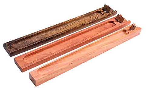 Zerodeko 3st Räucherstäbchen Räuchergefäß Halter Für Weihrauchbrenner Duftstäbchen Rosenholz