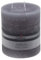 Stumpenkerzen 3-Docht Raureif Grau 140/120 mm Steinhart Kerzen in RAL-Kerzen Güte Qualität