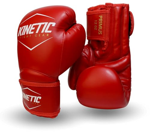 Kinetic Boxhandschuhe - für Männer und Frauen - Ideal für Training, Boxen, Kickboxen, Muay Thai, Sparring- Mit Klettverschluss - Für Anfänger & Profis - 10 12 14 16 oz