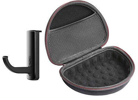 Lckiioy Headphone Holder Hanger Wall PC Monitor Stand & Hard Case for T450BT/T500Bt Wireless Headphones Box