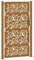 vidaXL Gartentor 105x180 cm Wetterfester Stahl Blatt-Design, Zauntor, Outdoor Tor, Eisentor, Sicherheitstor, Einfahrtstor, Metall Zauntor