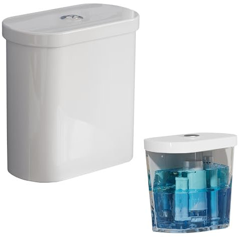 WC-Tank WC-Spülkasten WC-Schüssel Dual-Flush-Toiletten vorinstallieren Wasser passt,Flachspül-WC Toilette Stand WC Klosett WC Sitz