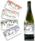SUPERDANT 40 Feuilles Etiquette Champagne pour Bouteilles D'Étiquettes de Champagne Autocollants pour Étiquettes de Bouteille de Vin de Plante Etiquette Personnalisé de Vin de Mariage