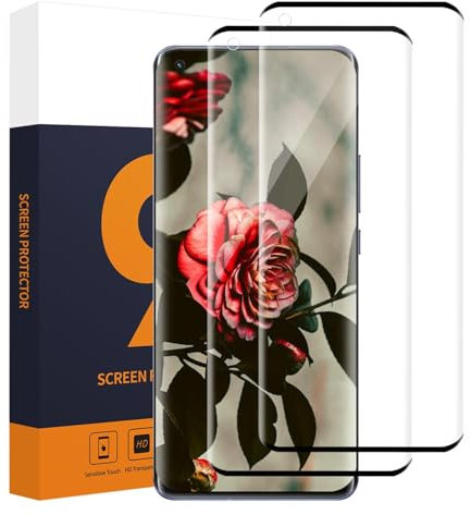 Carantee Schutzfolie für Panzerglas für Xiaomi mi 11/mi 11 Pro/mi 11 Ultra 5G, 2 Stück HD Hohe Empfindlichkeit Schutzglas, 3D Vollabdeckung, Keine Blasen, 9H Härte Kratzfest Xiaomi mi 11 Displayschutz