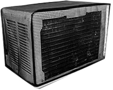 Mesh Window Air Conditioner Cover, Outdoor U-Shape AC Unit Mesh Protector, Professional-Grade Dust and Debris Shield, 12.2x20.47x12.99in, Weather-Resistant AC Protection for Home