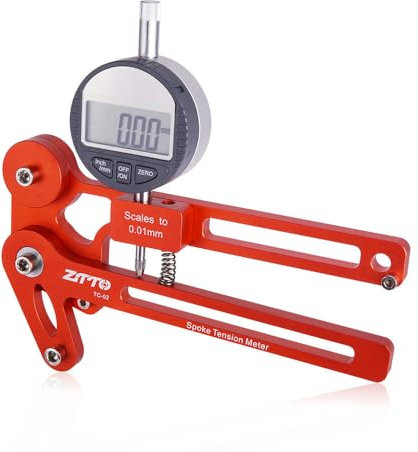 Juego de tensiómetro de radios de bicicleta, calibración, tensiómetro, herramientas de bicicleta, medidor de tensión electrónico, indicador de radios de rueda