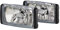 HELLA 1NB 010 951-831 FF/Halogen-Nebelscheinwerfersatz - Comet FF 450 - 12/24V - rechteckig - Anbau - Lichtscheibenfarbe: glasklar - links/rechts - Set - Menge: 2