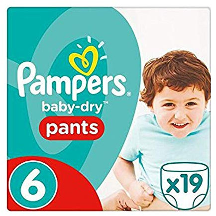 Pampers Baby-Dry 19 Windeln Größe 6 (16 kg und +)
