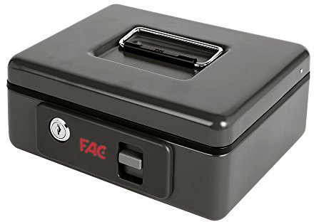 FAC 25008 - Caisse à monnaie avec bouton-poussoir, numéro 2, couleur grise