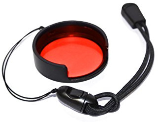 Intova RED2 Filter für Kamera X2/HD2/DUB rot/schwarz