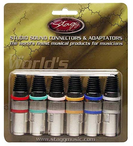 6MAL.XLR(RING:RED+ 5 COLORS)