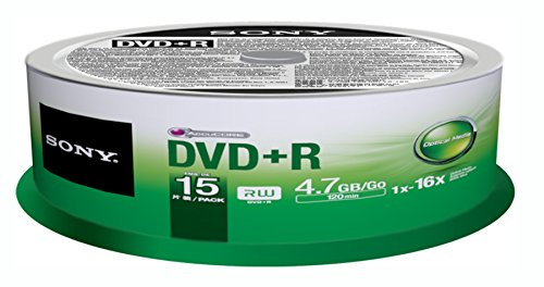 Sony DVD+R (15 pk Mandrino)