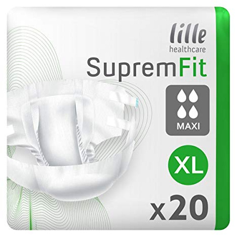 Lille Healthcare Suprem Fit Maxi X Large (4060ml) 20 Pack Incontinence Protection