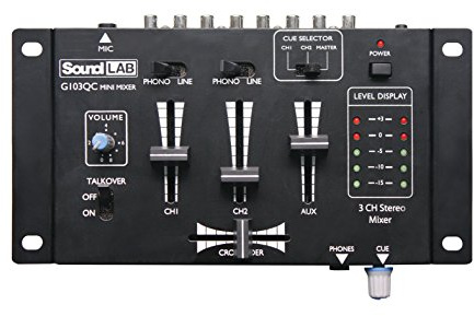 SoundLAB G103QC Mini Mixer with Crossfade