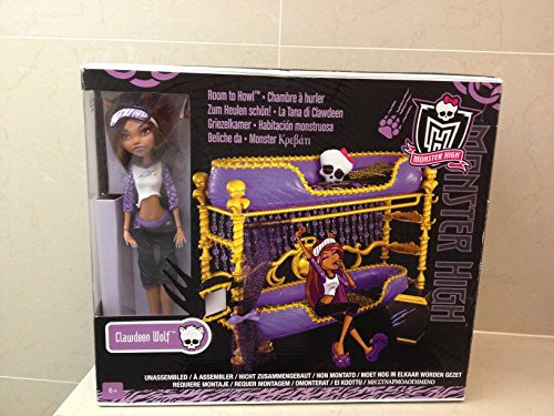 Monster High Mattel W2577 - Clawdeen und Todschickes Etagenbett