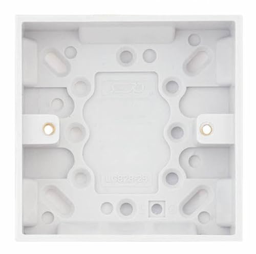 1 GANG 25MM DEEP SURFACE PATTRESS BACK BOX LG828-25